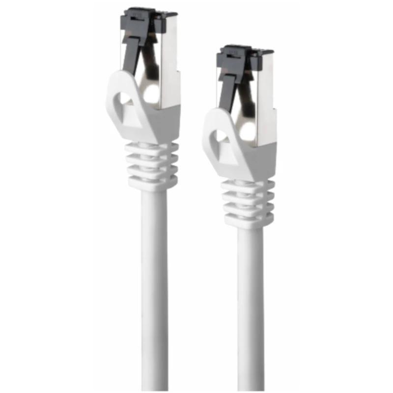 Nanocable Cable red Cat. 8.1 2GHZ SSTP Blanco 25cm