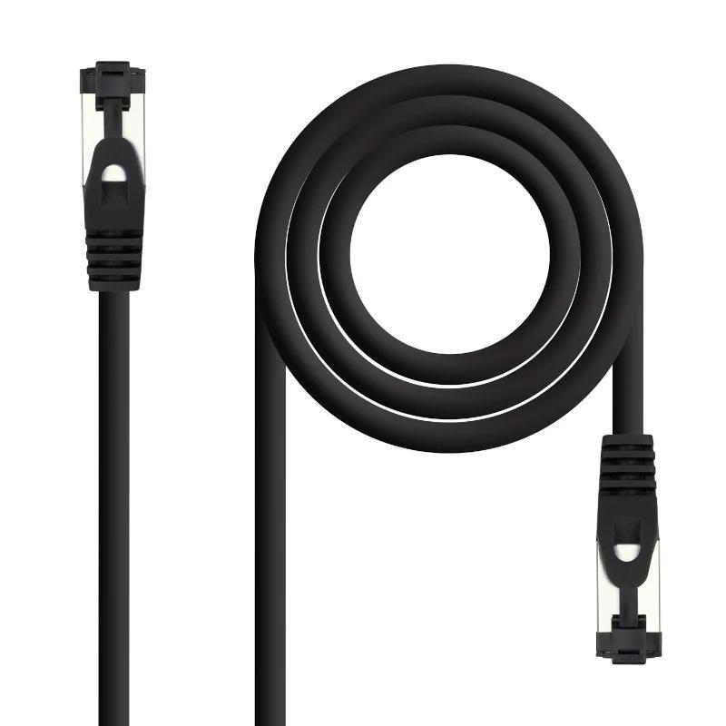 Nanocable Cable red Cat. 8.1 2GHZ SSTP Negro 2m