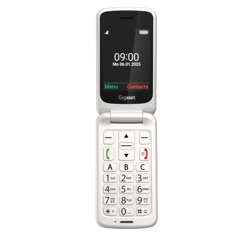 Gigaset Móvil Senior GL595 2.8" SIM Blanco Perla