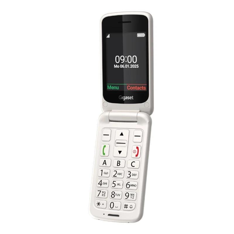 Gigaset Móvil Senior GL595 2.8" SIM Blanco Perla
