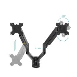 Tooq Soporte Pared LP1434TNR-B 2 brazo 13-34 Negro