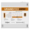 NOX Fuente ATX Urano PRO 650W Bronze Blanco