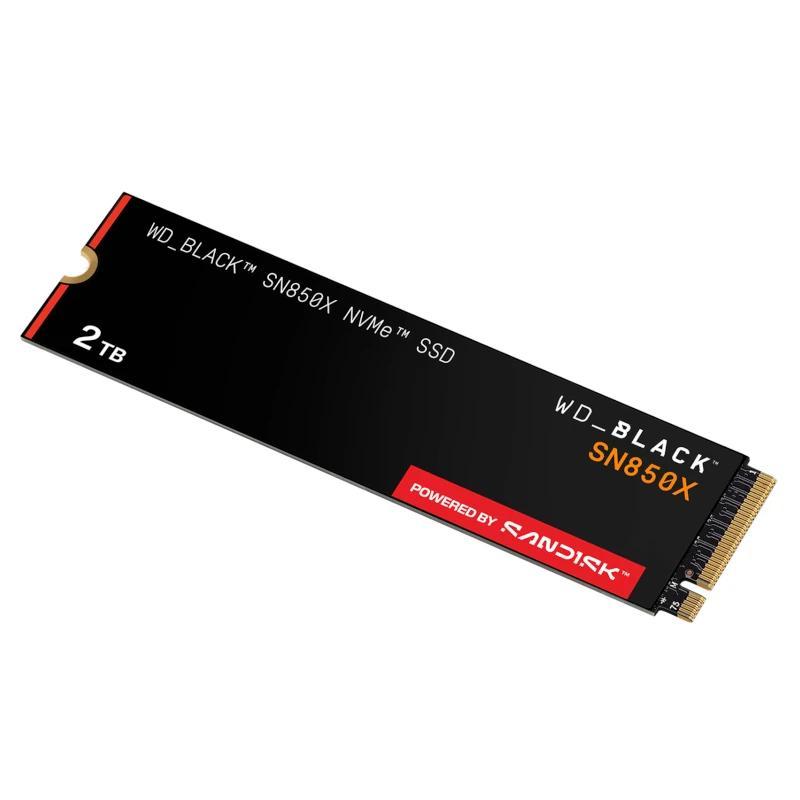 WD Black SN850X WDS200T2X0E SSD 2TB PCIe Gen4 NVMe