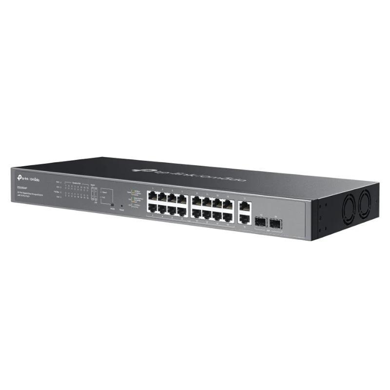 TP-Link ES220GMP Switch 16xG PoE+ 2xG 2xSFP 250W