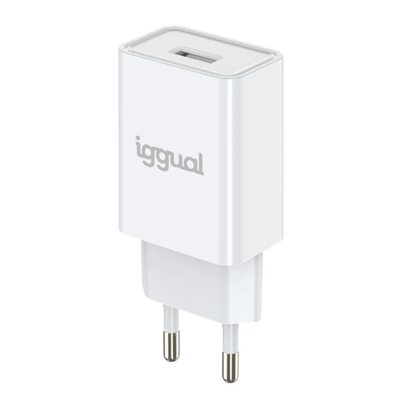 iggual Cargador de pared 1xUSB 5V/2A (10W)
