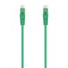 Aisens Latiguillo RJ45 LSZH CAT.6A UTP verde 3.0m