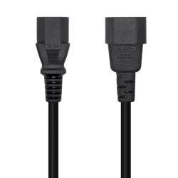 Aisens Cable alimentación C13/H-C14/M negro 1.5m