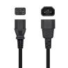 Aisens Cable alimentación C13/H-C14/M negro 1.5m