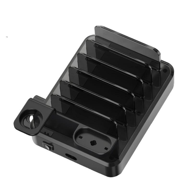 EWENT estación de carga 6 USB 130w Reloj-Auric