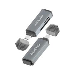 Aisens Lector Tarjetas SD MSD MMC RS-MMC MMCM USBC