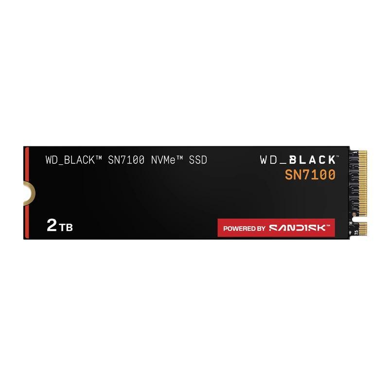 WD Black SN7100 SSD 2TB PCIe Gen4x4 7250MB-s