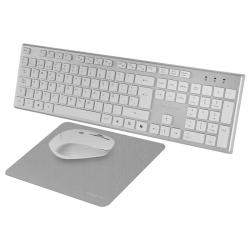 Tacens 3EN1 Teclado+Ratón+Alfom Inalámbrico Blanco