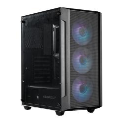 Keep Out Caja M-Atx KO XC-200 RGB USB3 Black Glass