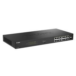 D-Link DGS-1018P/E Switch 16xGbE PoE+ 2xSFP