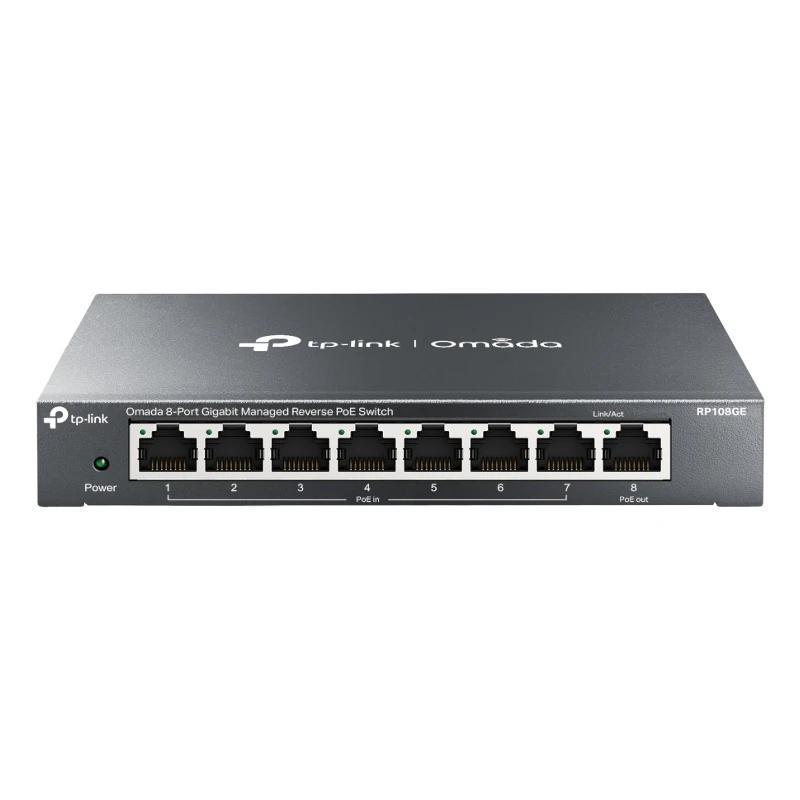 TP-Link RP108GE Switch 7xGb PoE In 1xGb PoE Out