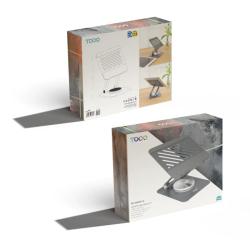 Tooq Soporte mesa 360º dispositivos hasta 13" Gris