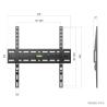 iggual SPTV11-L Soporte TV pared Fijo 21"-75" 45kg