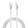 iggual Cable USB-C/USB-C 100 cm blanco Q3.0 3A 60W