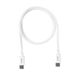iggual Cable USB-C/USB-C 100 cm blanco Q3.0 3A 60W