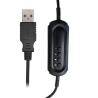 EWENT EW3568 Auricular USB+micrófono cable  2,1m