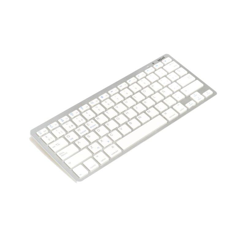 iggual Teclado Bluetooth Slim TKL-BT plata 2 canal