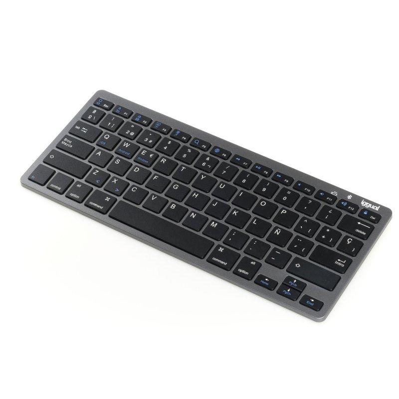 iggual Teclado Bluetooth Slim TKL-BT negro 2 canal