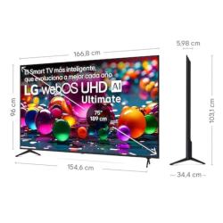 LG 75UA75006LA TV 75" UHD 4K AI STV USB HDMI Bt
