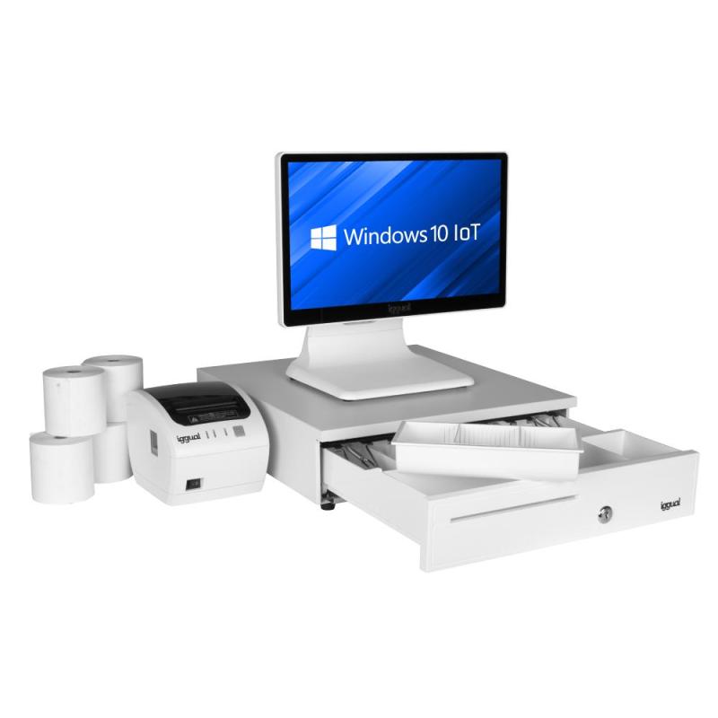 Pack completo TPV blanco 15,6"  N100 30PW EASY80W