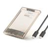 EWENT Carcasa USB3.2 Gen1 para SATA2.5"USB-C Trans