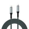 EWENT Cable USB 4 Gen 3 tipoC macho a macho 1m