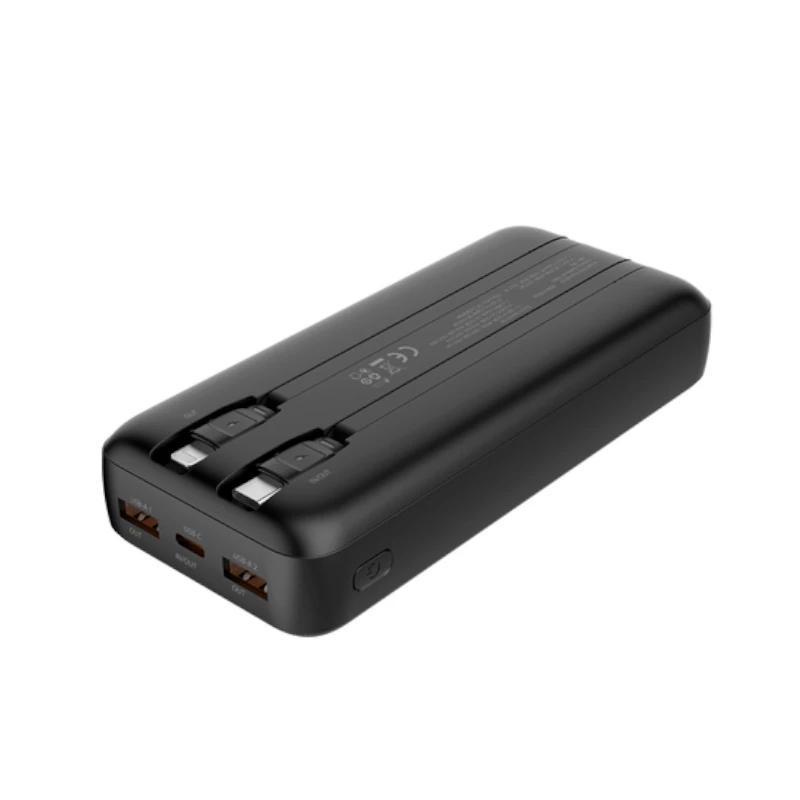 Coolbox PowerBank DP10 10000MAH LCD Negro Carg Ráp