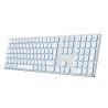 Coolbox Teclado Inal.Retroil. MOONLIGHT B431 Blanc