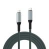 EWENT Cable USB 4 Gen 3 tipoC macho a macho 2m
