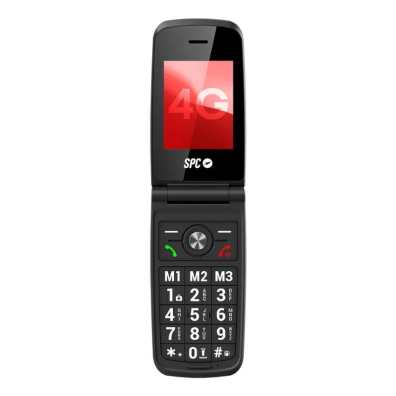 SPC 2342R Titan 4G Movil Senior 2.4" S.HELP Rojo