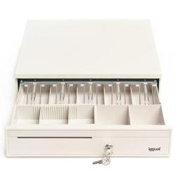 iggual Cajón portamonedas IRON-30W 42cm 5+5 blanco