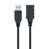 Nanocable Cable USB 3.0 Tipo A/M-A/H Negro 3.0 m