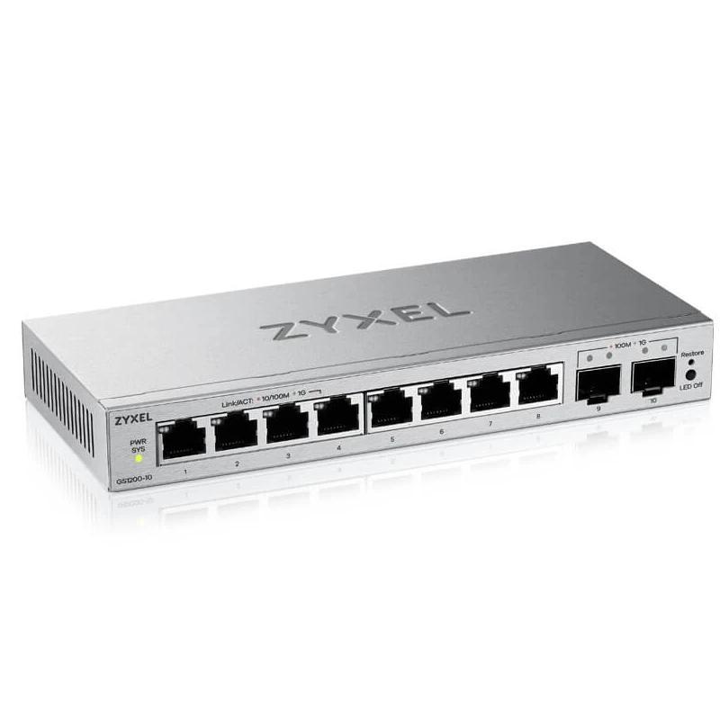 ZyXEL GS1200-10V3 Switch 8xGbE 2xSFP