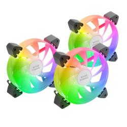 MARS GAMING Ventilador MF3A 120MM 3IN1 ARGB Negro
