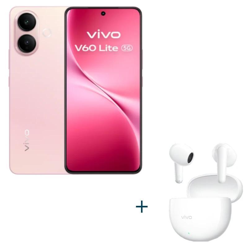 VIVO V60 Lite 5G 6.77" 12Gb 512Gb Pink+Auricular