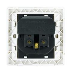 Nanocable Base de enchufe pared schuko+2USB 2.4A