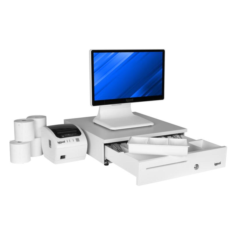 Pack completo TPV blanco 15,6" N100 30PW EASY80W