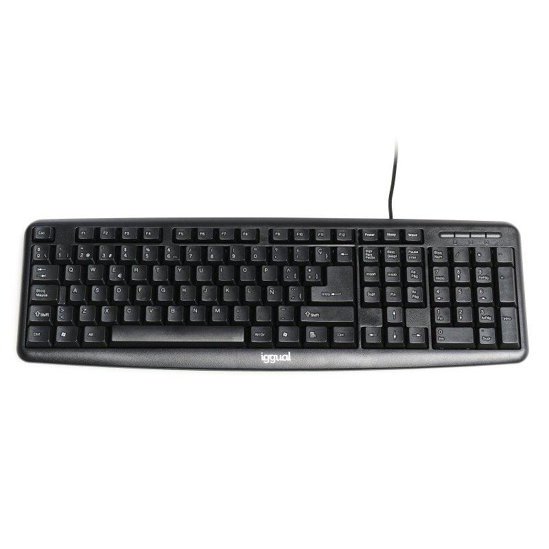 iggual Teclado USB estándar CK-BASIC-105T negro