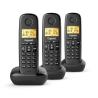 Gigaset Basic 100 Inalámbrico DECT Negro Trio