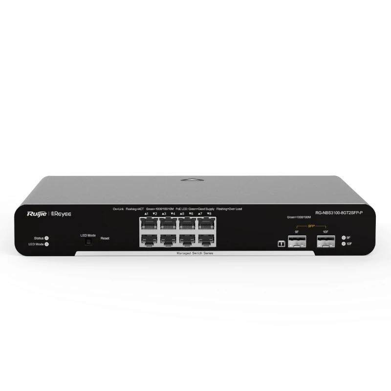 Reyee Switch L2 8xGb PoE+ 2xSFP Slots Rack