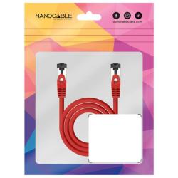 Nanocable Cable red Cat. 8.1 2GHZ SSTP Rojo 1m