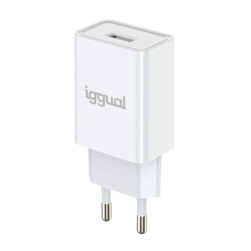 iggual Cargador de pared 1xUSB-A 5V/2A (10W)