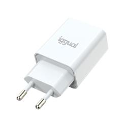 iggual Cargador de pared 1xUSB-A 5V/2.4A (12W)