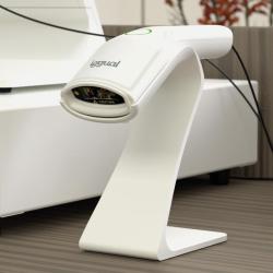 iggual Lector código barras 2D USB botón blanco