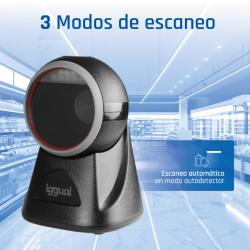 iggual Lector código barras sobremesa 2D USB