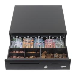 iggual Cajón Portamonedas IRON-35 42cm 5+6 negro